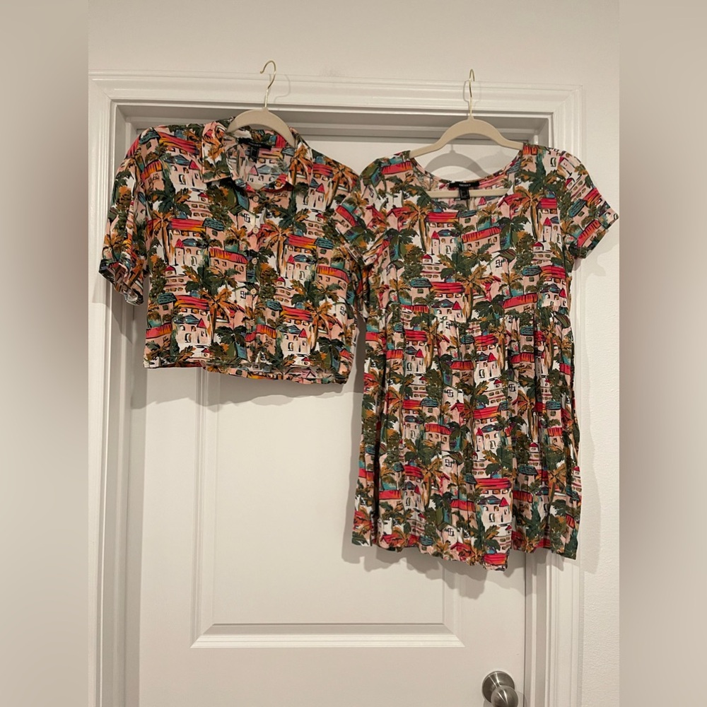 Mini Dress & Matching Shirt